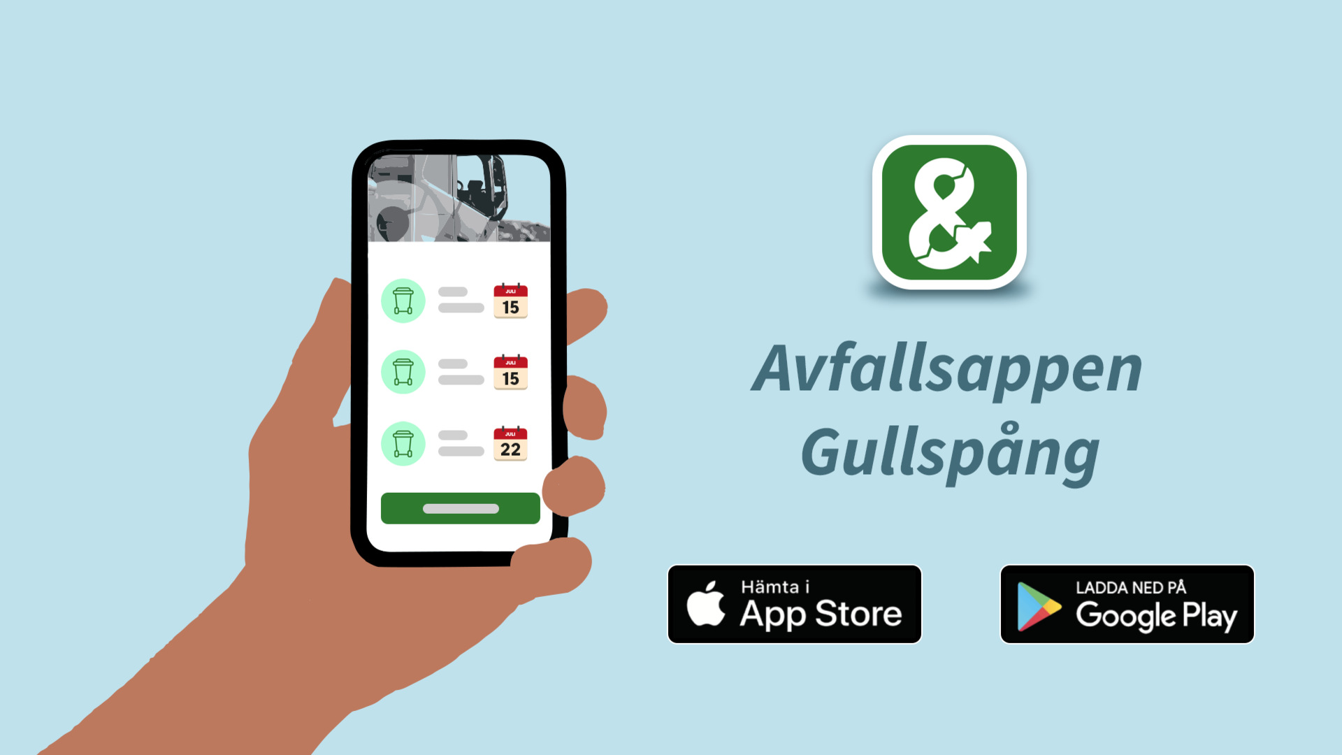Ny mobilapp för villaägare i Gullspångs kommun